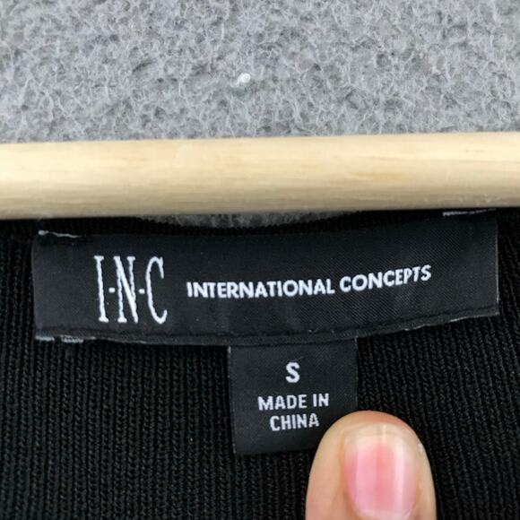 New International Concepts Black Silver Studded Dress SZ small - Picture 8 of 11